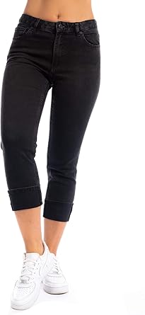 Uc Womens Ex M S High Waisted Cropped Summer Jeans Ladies Skinny Stretch Pants Amazon Co Uk Clothing