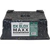 OX BLOX MAXX Heavy Duty Trailer Jack Block - 10,000 lbs. Capacity - 10.5x10.5x4.5 Inches - 6.8 lbs Weight - 5th Wheel RV Jack