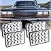4Pcs 60W Philips Chips 4x6 inch LED Headlight Rectangular Replacement H4651 H4652 H4656 H4666 H6545 for Peterbil Kenworth Freightinger Ford Probe Chevrolet Oldsmobile Cutlass 4Pcs