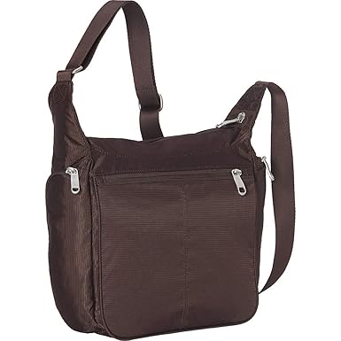 eBags eBags Piazza Daybag 2.0 with RFID Security - Small Satchel Crossbody for Travel, Work, Business - (Espresso)