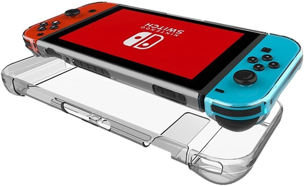Hauswarez Clear PC Case Protector for Nintendo Switch with Screen Protector