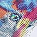Whitelotous 5D Diamond Painting DIY Paint-by-Diamond Kit Craft Home Wall Decor - Colorful Cat 30 x 30 cm (Partial Drill)