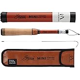 Maxcatch Stream Mini Tenkara Rod, Ultra Compact for Backpacking and Streams, Pocket Size Fly Fishing Rod, Spare Tip Section Included, 6:4 Action