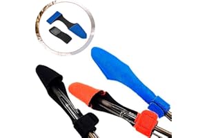 SHERIFFDRINK 3 Pcs Fishing Rod Tip Cover Fishing Rod Cover Sleeve Protector Case Accessories Rod Guard Caps Fishing Tools Professional and Practical Fishing Rod Tip Cover 3 Colors (1 Red, 1 Blue, 1 Black)