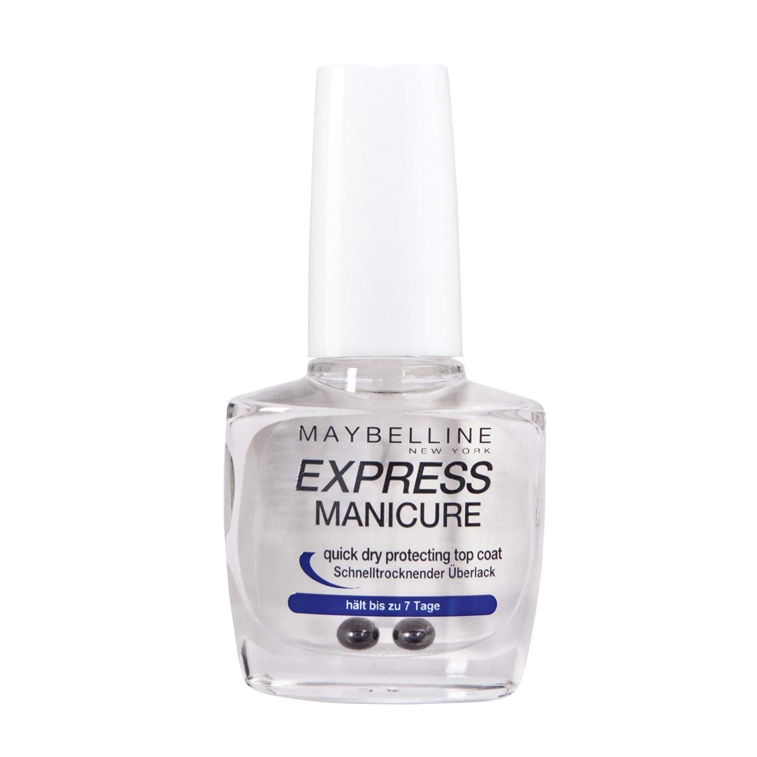 Maybelline New York Nail Polish Express Manicure Top Coat Quick Dry/Ultra Quick Drying Top Coat 1 x 10 ml