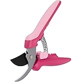 Fiskars Floral Pruning Shears, Gardening Gifts for Women, Plant Cutting Scissors for Deadheading, Rose Petal Pink