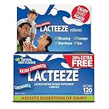 Lacteeze Extra Strength 120 chewable tablets Mint