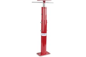 BISupply Basement Floor Jack 19” - 36” Adjustable Support Beam House Jack Post - Floor Lifting Joist Beam Brace for Cellar Ceiling 9700 lbs Max Capacity Screw Pole Jack