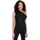 Enza Costa Women's Satin Bias Off Shoulder Shirt