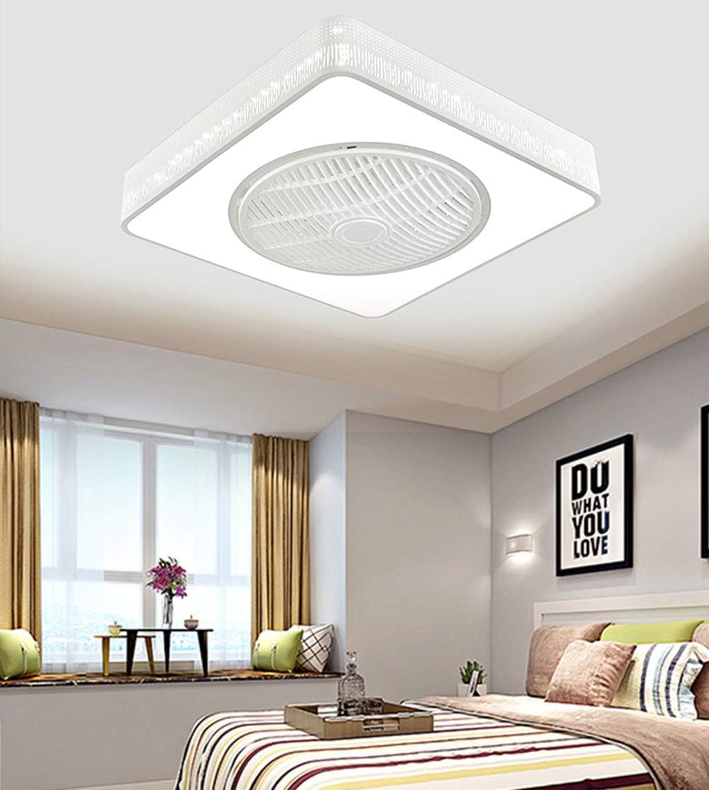 Amazon.com : WANGJIANGLI Square Ceiling Fan with Lights, Enclosed Low