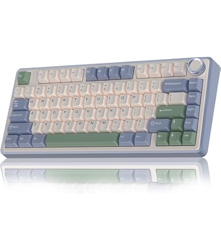 Teclado Mecânico Gamer Ajazzz Ak820 Max Grey 75% Magnetic Switch