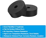 PATIKIL Rubber Vibration Isolation Washer 2.4" OD 0.5" ID 0.8" Thick 4 Pack view 4