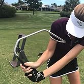Power Angle Pro, Mens, Left Handed, Standard Grip - Ultimate Golf Swing Trainer - Get in The Pro Slot