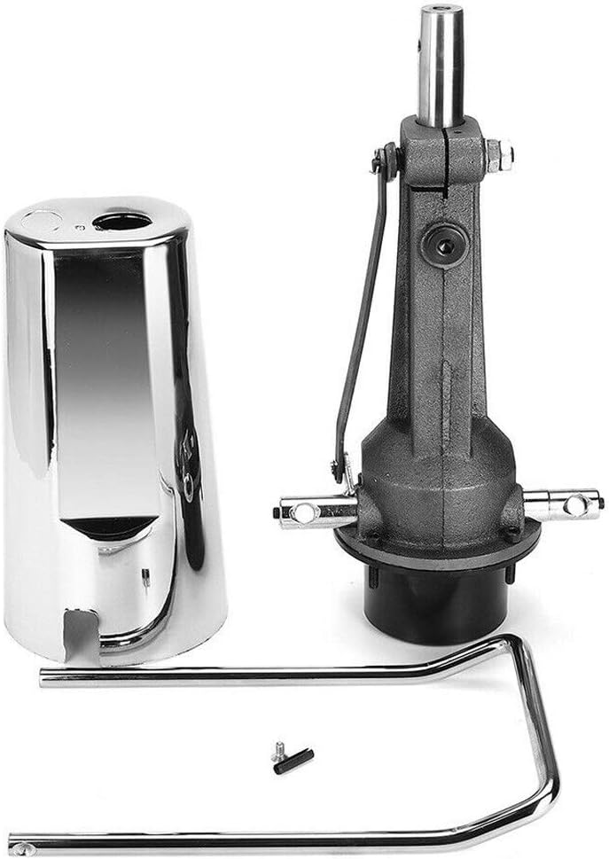 Barber Chair Replacement Hydraulic Pump 4 Screw Pattern Beauty Salon All Purpose 440/200kg lbs Weight Capacity Adjustable Height 4.3inch (Adjustable Height: 11cm (NO Base)): Kitchen & Dining