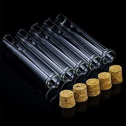 DEPEPE 30pcs 25ml Glass Test Tubes, 20x100mm Clear