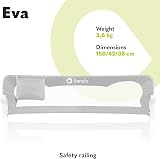 Lionelo Eva Bed Guard for Toddlers 150 x 42 cm Universal Folding Rail view 2