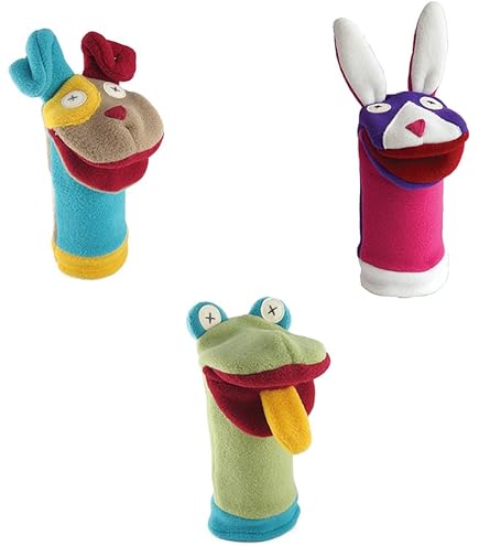 Amazon.com: Cate and Levi Pets Collection Hand Puppets-Set of