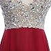 HEAR Women's V Neck Long Prom Dresses Backless Party Evening Dress Hear051 Champagne 10