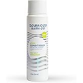 Seaweed Bath Co. Gloss Conditioner, Sea Salt Bergamot Scent, 12 Ounce, Sustainably Harvested Seaweed, Awapuhi, Lactic Acid, For All Hair Types