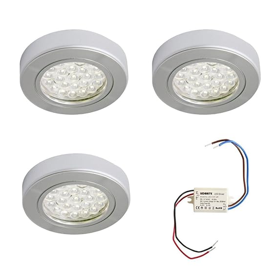 Kitchen LED Light Cool White (Pack of 3) 2WATT LED 12 Volt LED