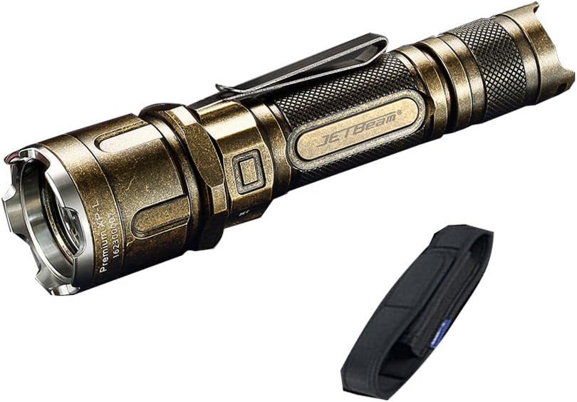 JETBeam Jet-IIIM 3M PRO Tactical Flashlight Cree XP-L LED 1100 Lumens Torch Selfdefence