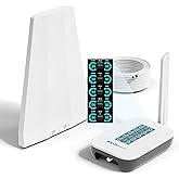 AplusBoost Cell Phone Booster for House Cottage with Smart LCD Display, Cell Signal Booster Canada Boost 4G LTE & 5G Data for