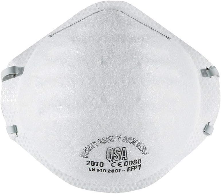 BlackUdragon Professional Grade Mask Dust-proof And Anti-fog Headband FFP1 Mask Dust Mask Anti PM2.5 Anti Influenza Breathing Face Mask Safety Masks (4, FFP1)