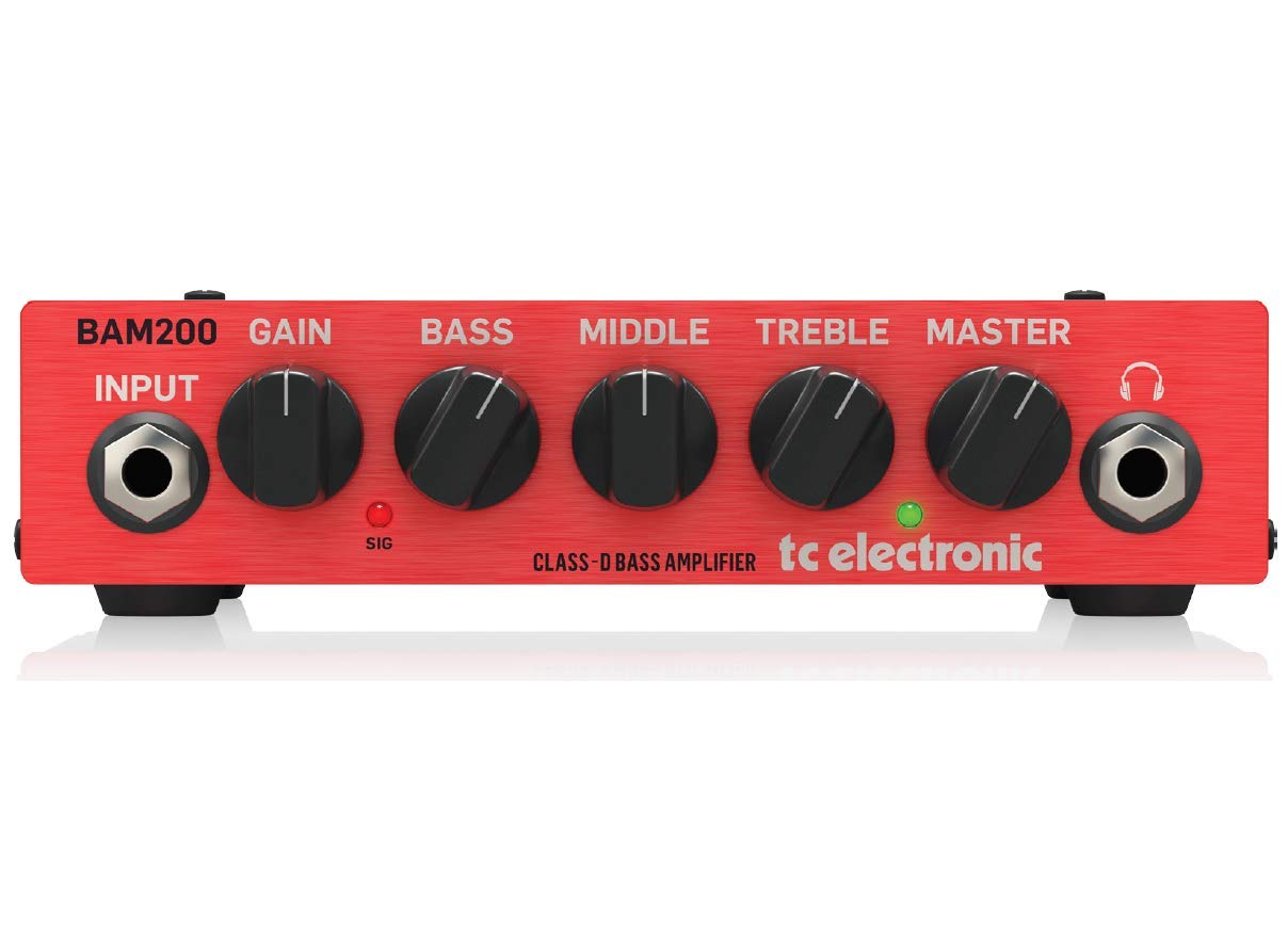 TC Electronic ベースアンプヘッド 200W シンプルコントロール コンパクトサイズ スピーカーシミュレーション付きヘッドフォンアウト BAM200 Red商品画像