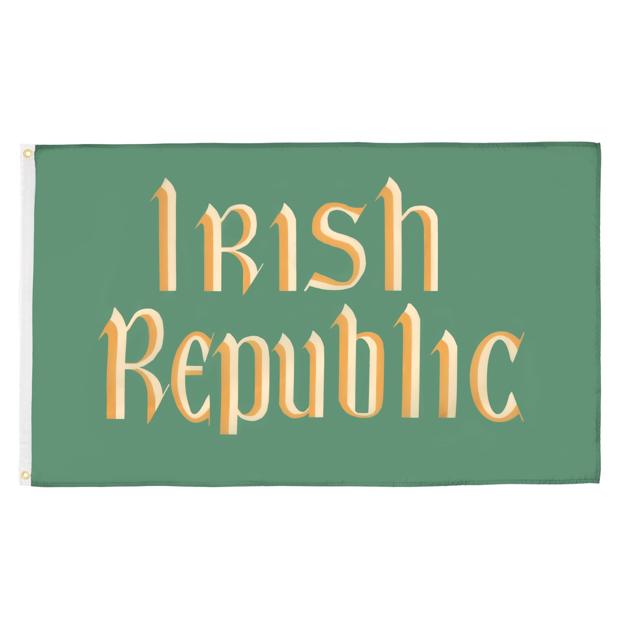 AZ FLAG - Easter Rising Irish Republic Flag - 2x3 Ft - 100D Polyester Republic Of Ireland Banner with Two Metal Grommets - Fade Resistant - Vivid Colors - 2' x 3' Feet - 90x60 Cm
