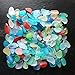 12 pcs Sea Glass Beads,10-15mm Freeform Handmade Top-drilled,for Jewelry Making Earring Pendant Charm DIY Craft