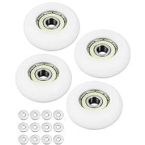 Roues De Remplacement Pour Appareil De Gym - Nylon Et Acier, Roulements Intégrés, Diamètre Trou 7,9 Mm, Lot De 4, Pour Total Gym Et Autres