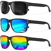 KALIYADI Polarized Sunglasses for Men and Women Vintage Style Sun Glasses for Fishing Running Driving with UV Protection
