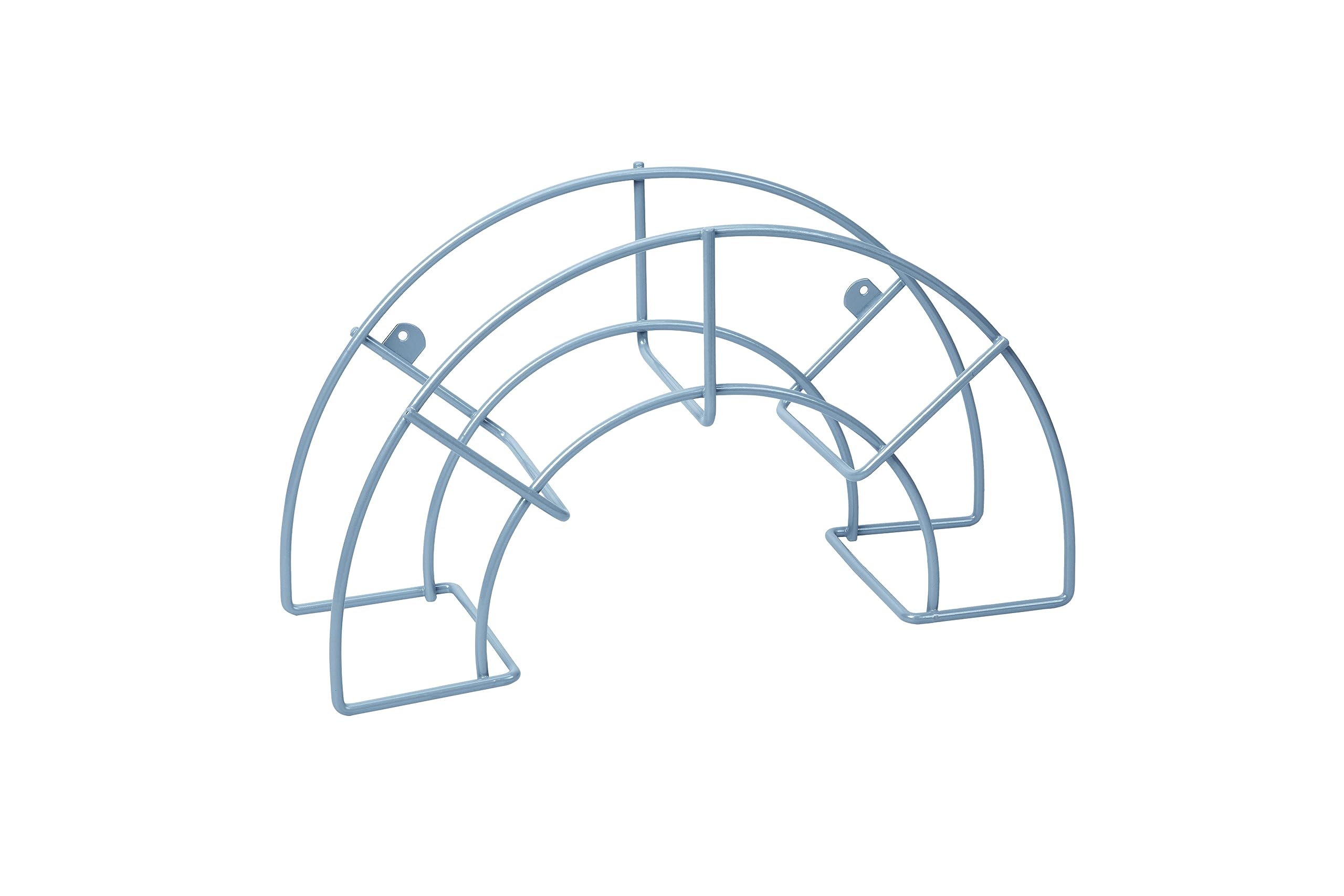 SAUVIC 03310 Large Plastic Coated Wall Hose Stand - Grey