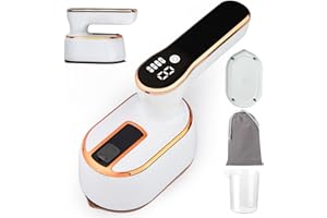 TENHITOYS Travel Steamer Iron for Clothes LED Portable Mini Steam Ironing Machine Handheld Small Travel Size Traveling Garment Hand Held Steamer for Clothing Travel Dorm Essentials College Home Room