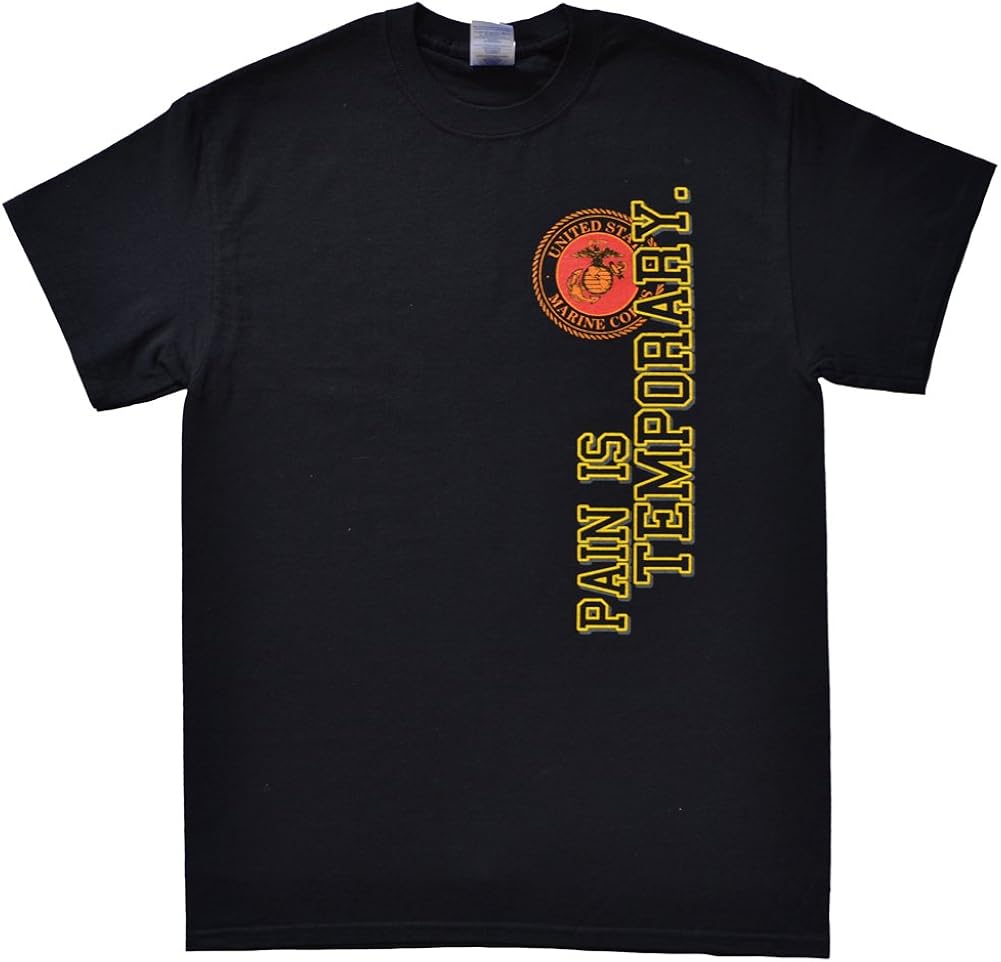 USMC Pain is Weakness Leaving the Body T-Shirt (Large): Amazon.ca: Clothing & Accessories