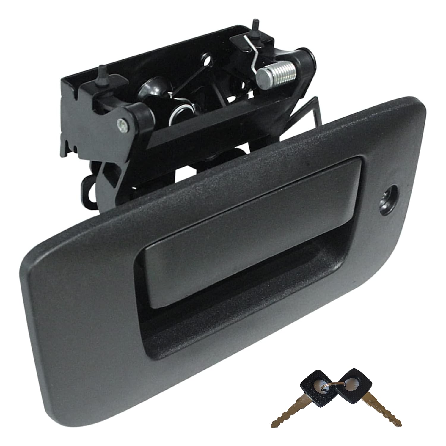Photo 1 of SKCEIDA Tailgate Handle Latch and Bezel Trim with Rod Clips for 2007-2014 Chevy Silverado/GMC Sierra 1500 2500 3500 HD 22755305