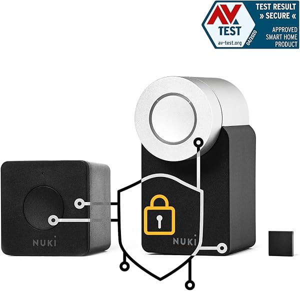 Nuki Combo 2 0 Smart Lock und Bridge Apple HomeKit IFTTT Amazon Alexa Google Home Intelligentes Schloss via Bluetooth Trsensor automatischer Trffner WLAN