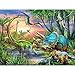 URSKYTOUS [100% Square Full Diamonds] Diamond Embroidery Kit Dinosaur Mosaic Crystal 5D Cross Stitch Diamond Painting DIY Sticker Decor Paintings for Adults,12