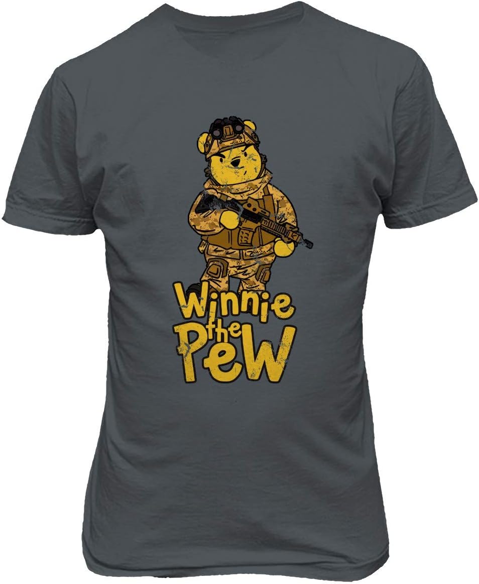 TMB Apparel New Novelty Shirt Winnie The Pew Shirt Winnie Funny Disney Men's T-Shirt