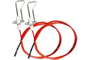 MCAMPAS 62-24164-01 Furnace Igniter & Flame Sensor, 2 Pack Direct Spark Replacement for Rheem/Ruud | WeatherKing/Intertherm/Nordyne