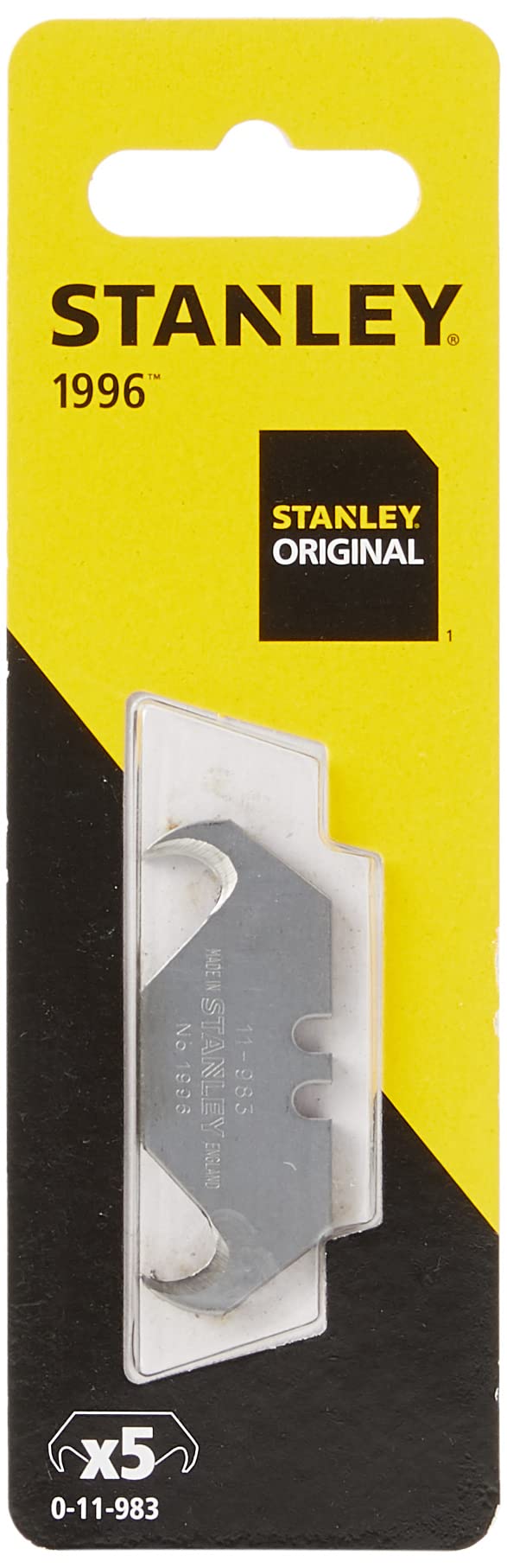 Stanley 1996B (5) Knife Blades Hooked 0 11 983