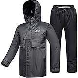 ILM Motorcycle Rain Suit for Men Waterproof