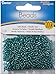 Darice Glass Seed Bead, Metallic Teal