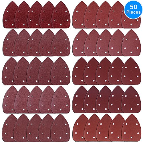 Austor 50 pieces mouse detail sander sandpaper sanding …
