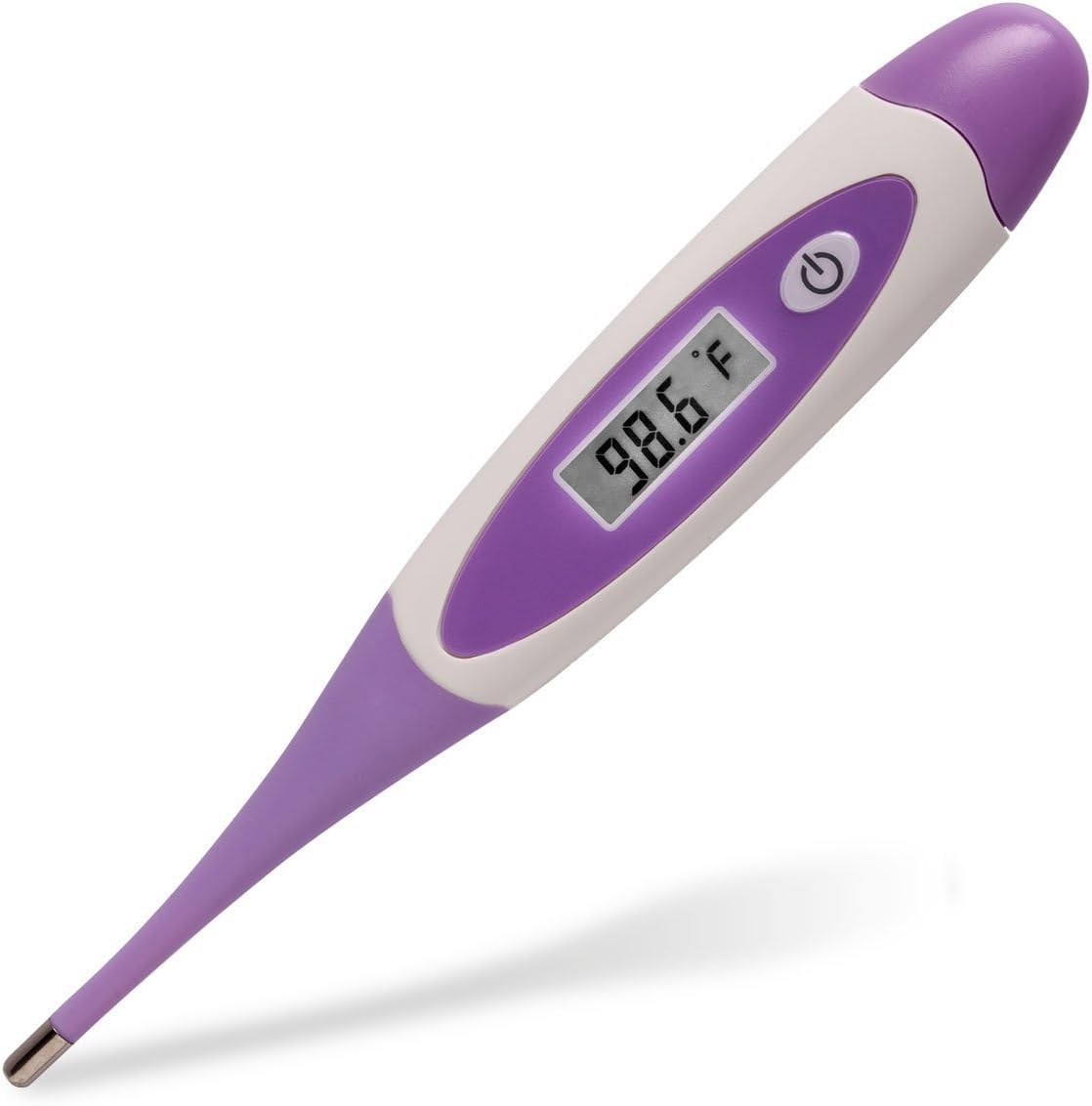 Baby Digital Thermometer - for Infants, Babies, Kids - 30 Seconds Read - Flexible Tip - Waterproof - Extra Battery Included - Clinical Fever Alarm - Rectal Under The Arm / Tongue