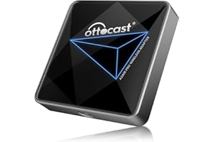OTTOCAST A2Air Pro Android Auto Wireless Adapter, Auto-Reonnect, Convert Wired AndroidAuto to Wireless, Plug & Play, Low-Latency Dongle for Android 11+ Phones & Factory Wired AndroidAuto Cars