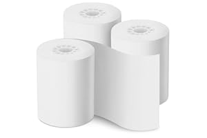 RELUEN Thermal Receipt Paper 2 1/4 3 Pack - 35761 Adding Machine Tape 2 1/4 X 85 Thermal Paper Rolls Credit Card Machine Paper Roll - Thermal Printer Paper Receipt Tape Register Tape Adding Machine Roll