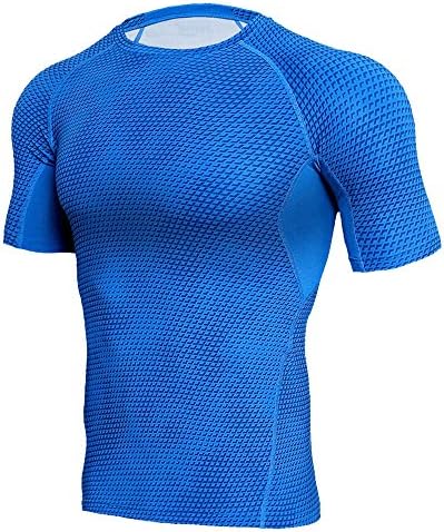 Anyu Men's Short Sleeve T-Shirt Training Top