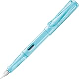 LAMY Safari Aquasky Fountain Pen EF Nib Ergonomic Grip Blue Cartridge Included view 1