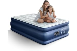 TXZ OUTDOOR Twin Air Mattress with Built in Pump,Blow up Mattress in 3 Mins Self-Inflation/Deflation,Foldable Inflatable Mattress,colchon inflable,550lb Max,Foldable&Portable,Air Bed for Home&Guest ,75x39x18in